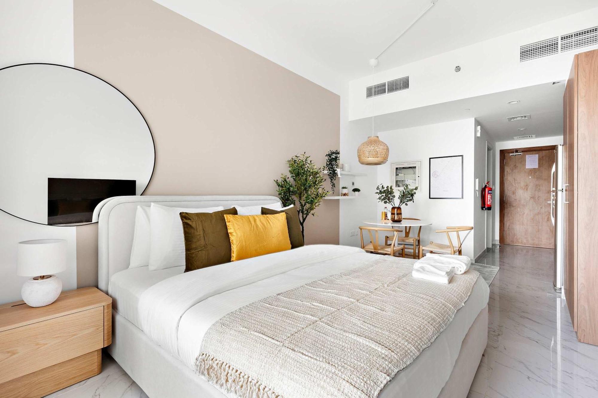 Silkhaus Chic Studio Near Masdar City Park 阿布扎比 外观 照片