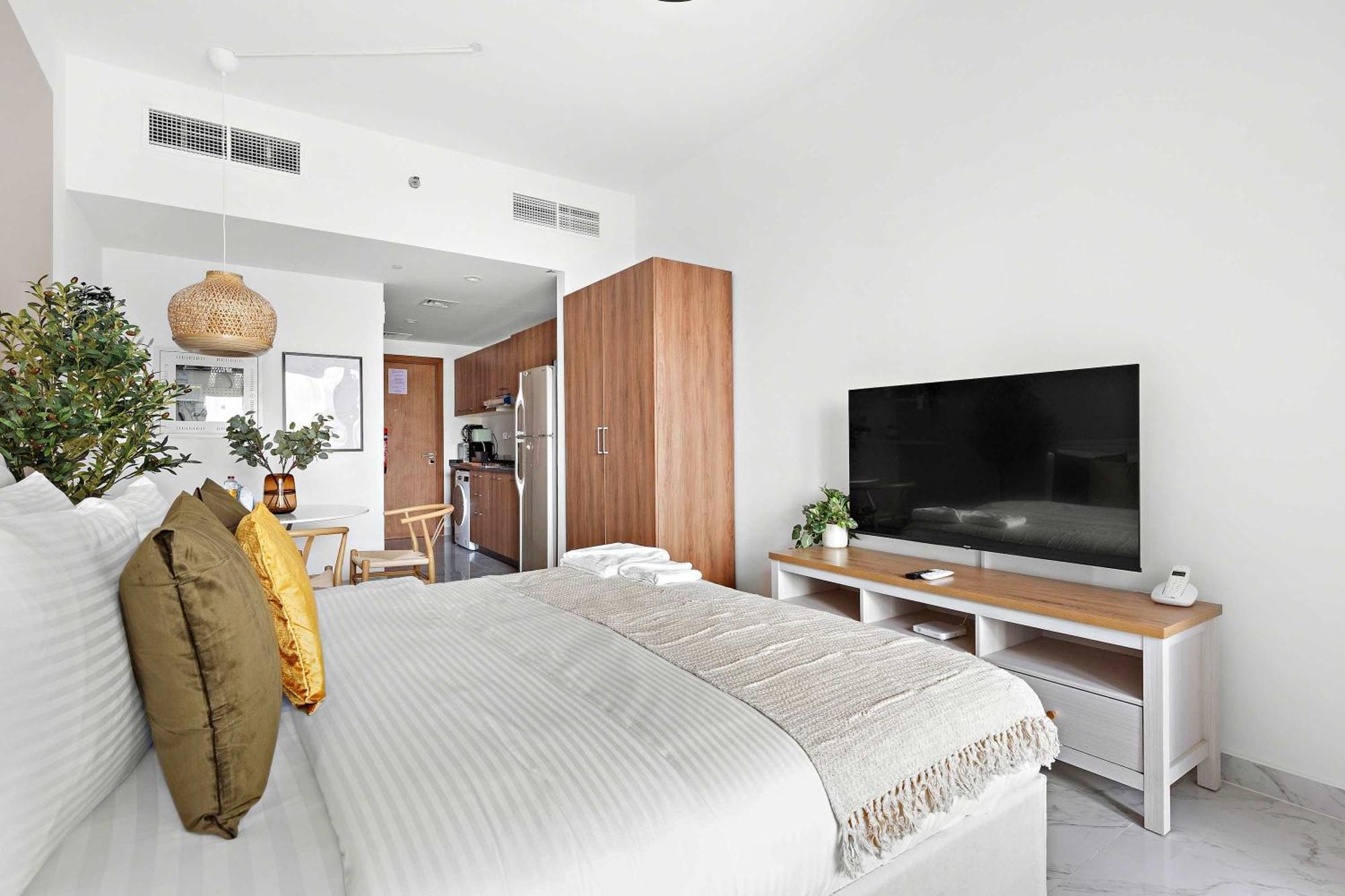 Silkhaus Chic Studio Near Masdar City Park 阿布扎比 外观 照片